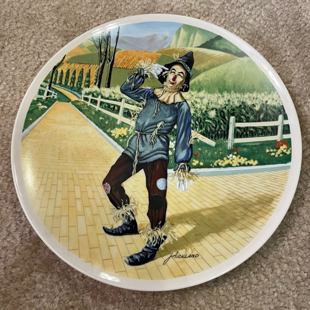 Knowles scarecrow collectibles plate